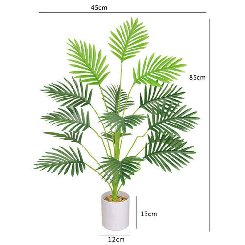 跨境仿真绿植特大115头散尾葵盆栽家居室内装饰大型植物龟背竹批