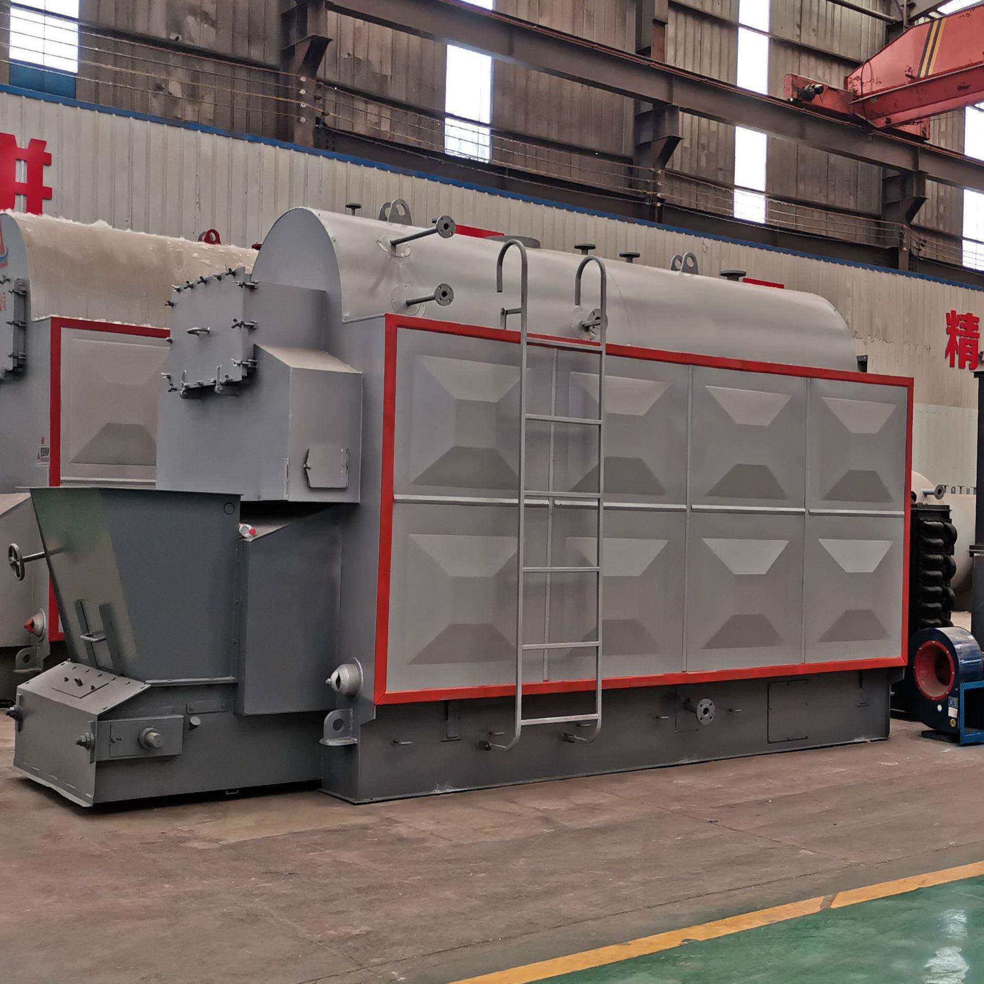 内蒙古兴安盟用2.5吨全自动链条煤烧生物质蒸汽锅炉用于蒸养节能