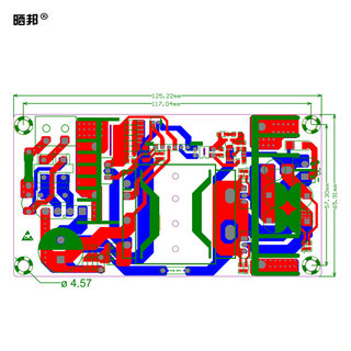 250W36V开关电源模块AC-DC隔离电源220V转36V7A250W开关电源裸板