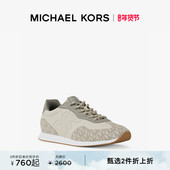 女士皮质拼接系带休闲鞋 KORS 奥莱 两件折上折 MICHAEL