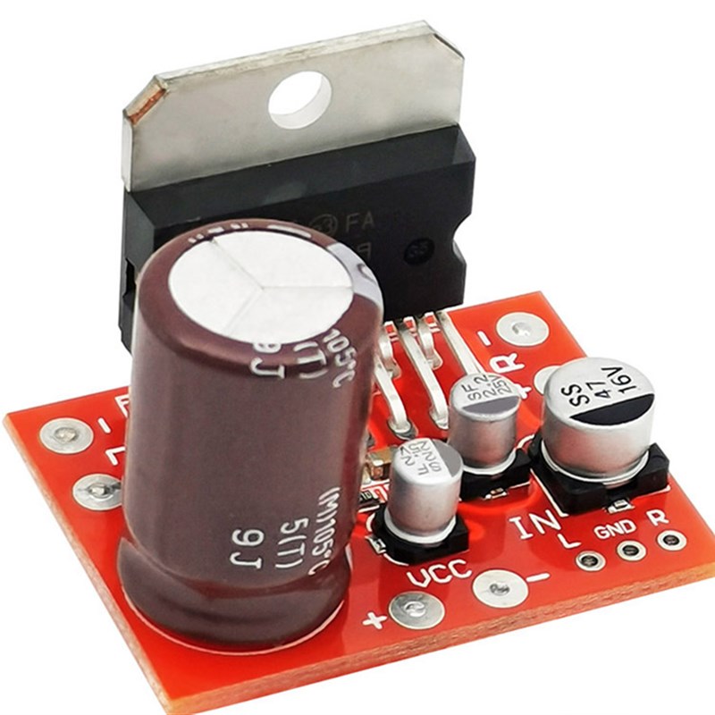 TDA7379功放板2.0双声道2*39W大功率立体声迷你功放板DC9V-17.5V