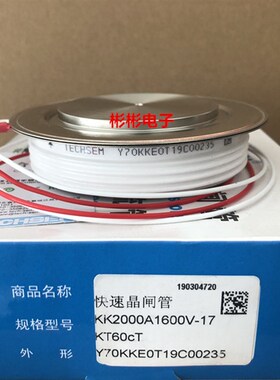 TECHSEM Y70KKE KK2000A 1600V 1800V 2000V台基快速可控硅晶闸管