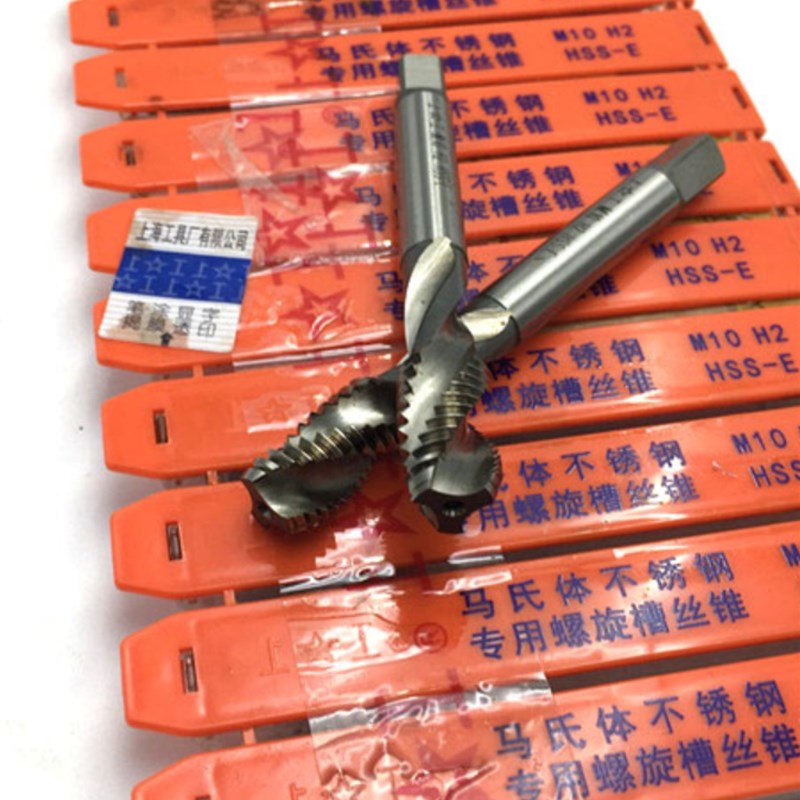 上工螺旋丝锥 马氏体M6 M8 M10 M16X1.5x1 不锈刚 螺旋