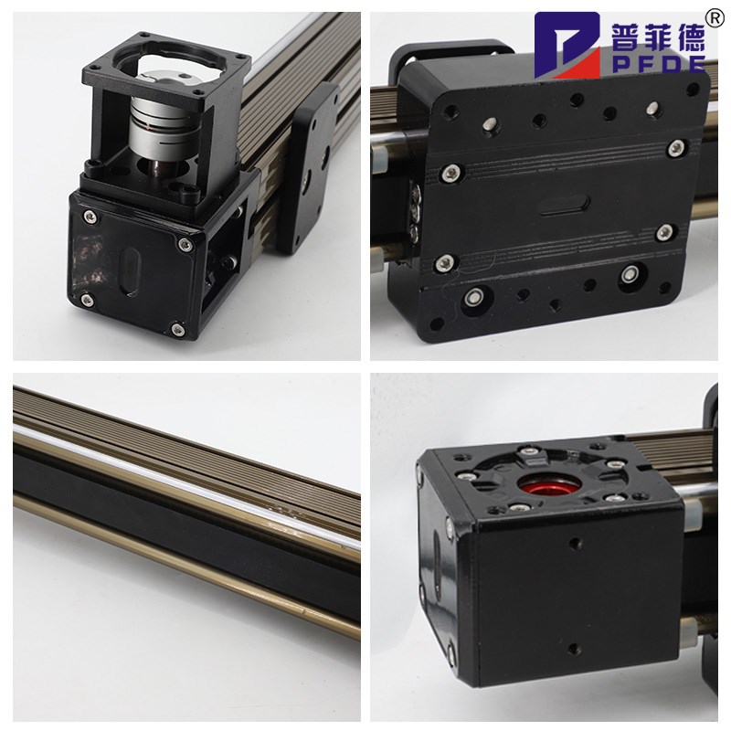 45/60同步带滑台模组皮带线性滑轨直线导轨步进伺服电机静音滑台