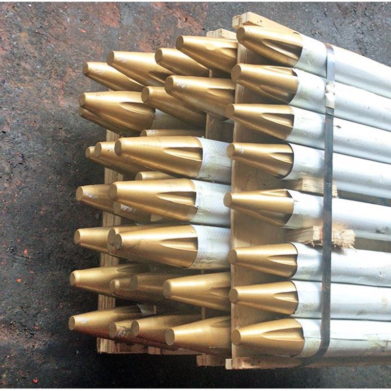 挖机破碎锤钎杆45/53/68/100/140炮头75加长耐磨炮钎60钢钎70炮针