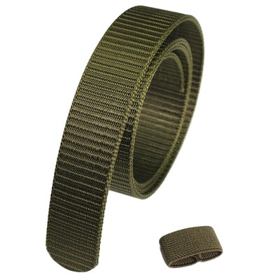 加长 无头 帆布尼龙带条 皮带配件3.5厘米宽布带单独带条没有扣头