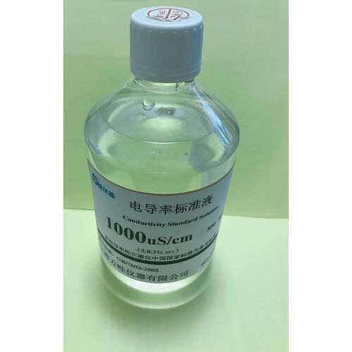 500ml电导标准液电导率仪校正液1000us/cm/ec标准液电阻仪校准液