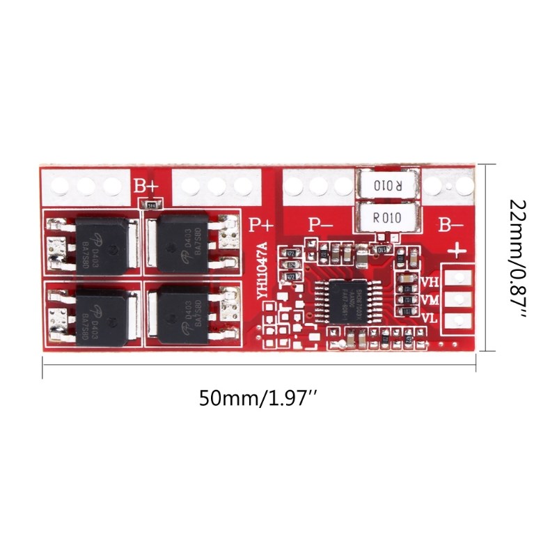 4串锂电池保护板 无需激活 自动恢复 四串14.8V 16.8V 30A大电流