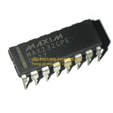 全新原装 MAX232CPE MAX232EPE DIP-16直插 串口通信转换芯片IC