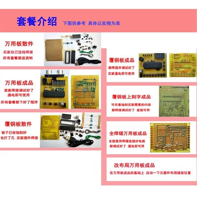 51单片机设计无线温湿度远程检测控制系统NFR24L01电子散件套件