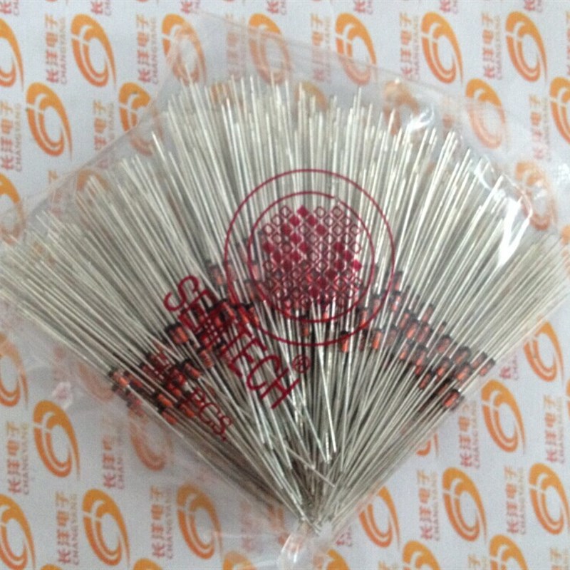 ST 1/2W 0.5W 6.8V 玻璃稳压二极管 BZX55C6V8 一包500只/10元