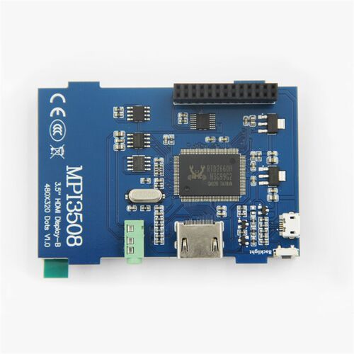 3.5寸高清 HDMI树莓派4代 触摸屏  for Raspberry Pi 3B/4B/5