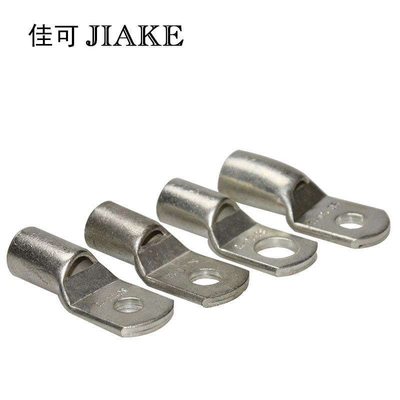 窥口铜冷压接线端子紫铜镀锡铜压线鼻子线耳SC4-5/6/8电缆铜端子