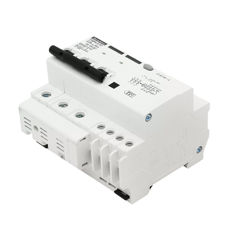 漏电断路器 家用空气开关带漏电保护器空开2P63A漏保 3P+N 4P32A