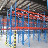 定做重型货架托盘货架大型高位仓储库H房工业承重货架加厚3吨 层