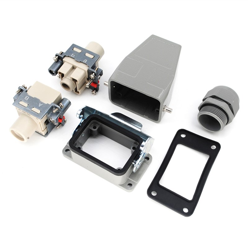 重载连接器200A大电流大功率三相1000V高压123456芯X工业连接插头