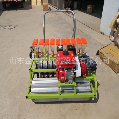 现货供应六行芹菜精播机 免间苗D蔬菜播种机 手扶带蔬菜播种机