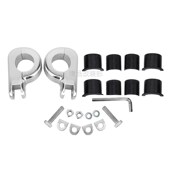 固定支架适用于脚蹬安装 摩托车哈雷高品质3m2mm改装 护杠脚踏安装