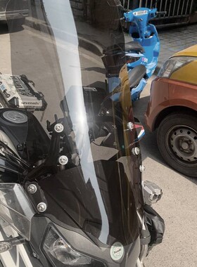 适用于适用于摩托j车贝纳利金鹏502502X骁500挡风玻璃改装加高前