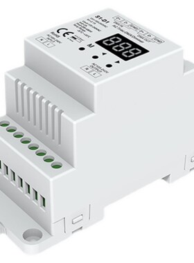 新 导轨式DMX512转可控硅调光 DMX512控制LEDQ调光灯具 支持RDM