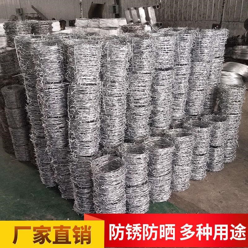 钢丝刺绳围墙护栏防锈铁丝网防盗窗H家用自装窗外围栏网价铁丝