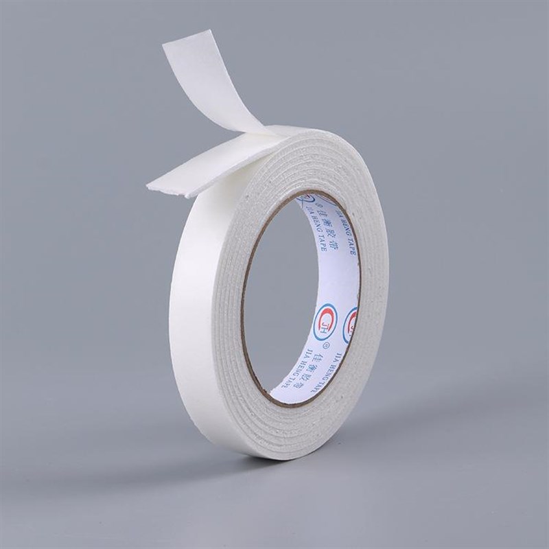 佳衡白色PEf泡棉双面胶泡沫胶 手工强力高粘海绵双面胶贴现货