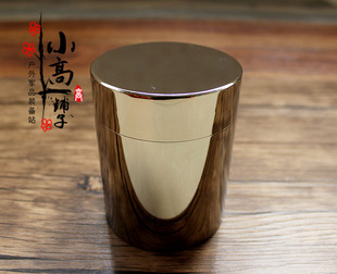 纯钛 家用密封茶叶罐药材储物罐密封收纳N盒大容量密封舱作料盒