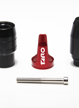 适用摩托车 台荣400/GP1/TR4z00/250r 新款排气管防摔棒胶改装配