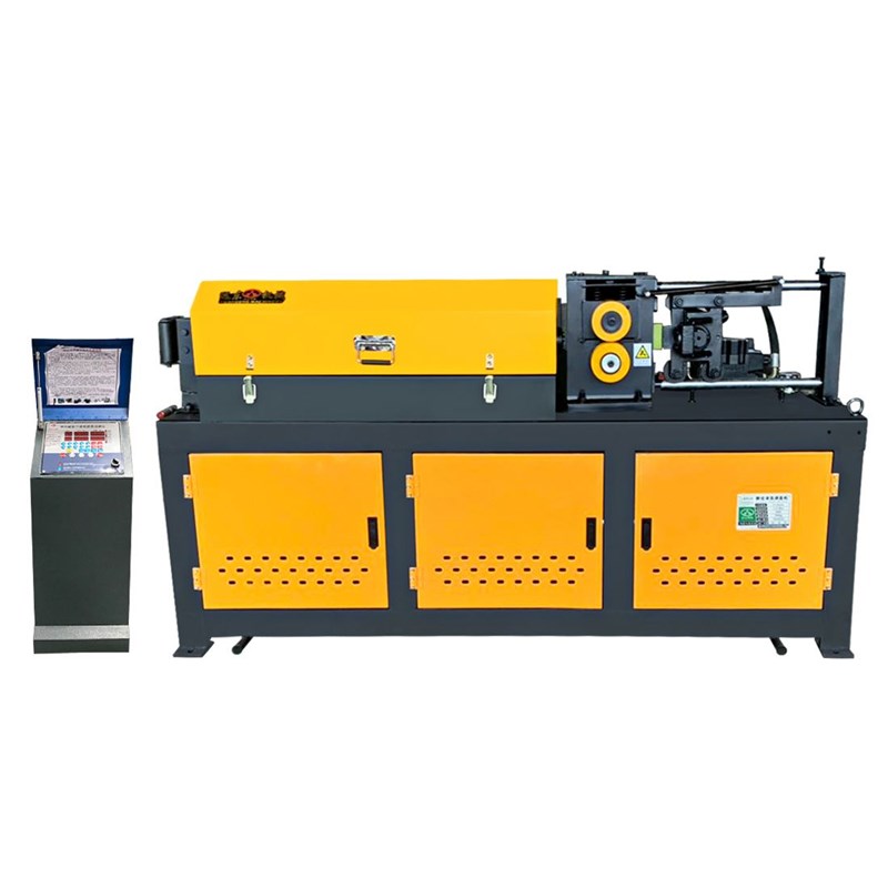 建筑工地钢筋调直机切断s机圆钢螺纹钢教直机小型数控螺纹钢调直