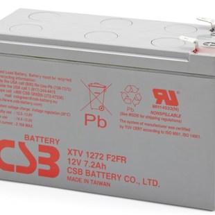 台湾CSB蓄电池XTV1272 12Vz7.2AH 风力发电专用 直流屏 备载电源