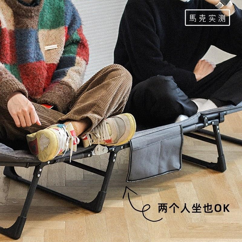 5V马克实测 办公室午睡床可折叠收纳午休单人床P躺椅一体折叠床 A