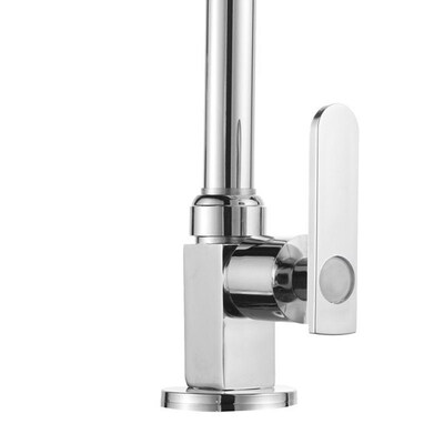 1 Set Durable Klitchen Faucets Single Handle Lever Swivel Wa