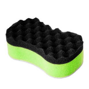 绿田洗车手套擦车去污汽车工具纤维绒布面专用吸水巾考赫