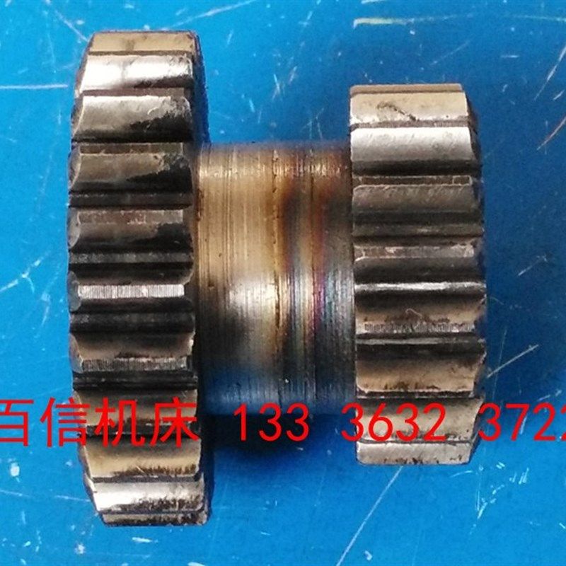 滕州钻铣床ZX50C,ZX7550CwW,ZX6350C主轴变速箱双联齿轮配件,齿轮