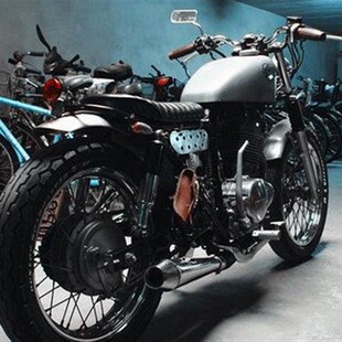 复古 改装 后挡g泥板 CB400SS SR400 天骏125 GN125 后挡泥板 3HM