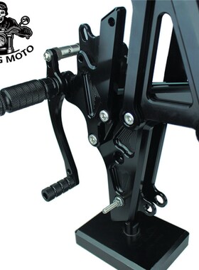 适用川崎Ninja650R ER-6F ER6N 12-16P 改装CNC升高脚踏总成