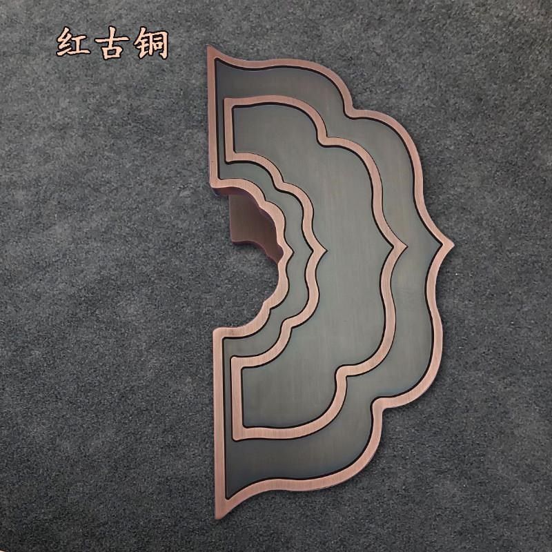 新中式别墅大f门拉手仿古铜祥云半圆形豪华酒店木门玻璃门门把手,基础建材,小拉手,淘宝优惠券,粉丝福利购,淘宝优惠卷
