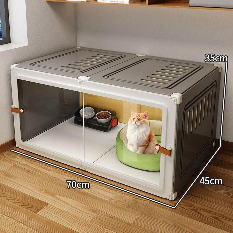 猫笼子不占地带厕所一体式猫别墅家用室内小户V型猫屋超大自由