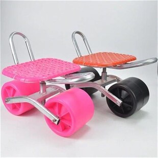 大棚懒汉车移动带轮小车懒人板凳拔草带轮凳子W工具板凳小车