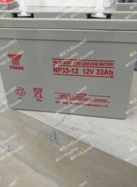 汤浅蓄电池NP33-12  YUASA 12V33AH12V24IAH65AH100AH UPS直流屏