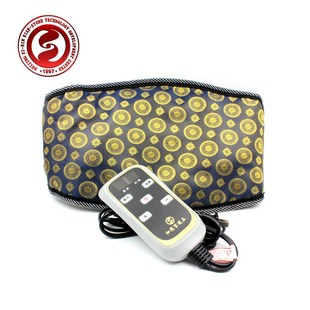 泗滨宝泗滨砭石电动按摩腰带腰部A电热震动护腰带腰椎按摩器保暖