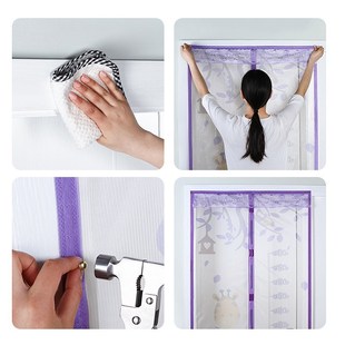 1Pcs Window Screen Door Mosquito Curtain HousehSold Partitio