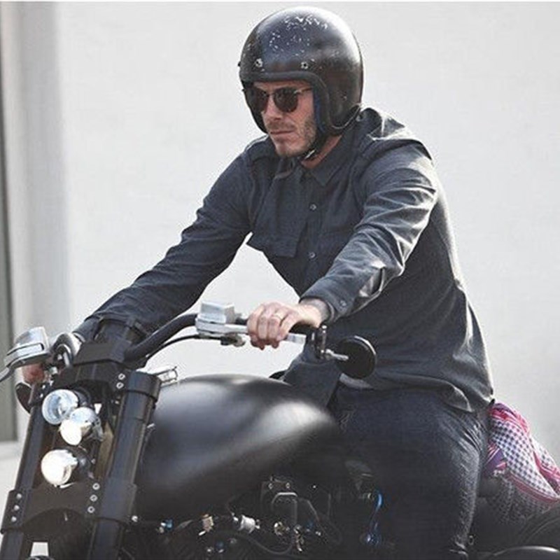 阿普利亚CR150摩托y车改装复古手把镜后视镜侧身镜