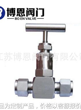 厂价直销BEHJ91-16v不锈钢卡套直通截止阀高温高压针型阀