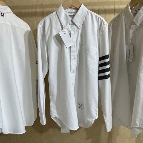 经典款衬衫男女轻奢高级感网红情侣潮牌四条杠简约外套长袖衬衣