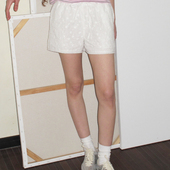 Summer法式 刺绣提花纯棉百搭短裤 Day 赵露思同款 500