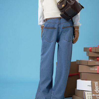 demietdemimic喇复古牛仔裤