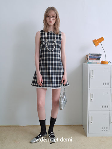 demietdemiA型裙无袖连衣裙