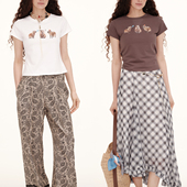 demi t恤 SUN卡皮巴拉可爱双色百搭短款 demiWILD