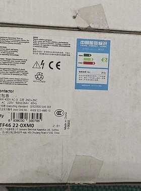 西门子接触器3TF46 22-0XM0，数量3台